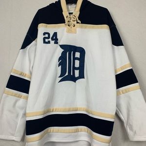 MLB Players Detroit Tigers Cabrera Pullover Longsleeve Sweatshirt White Sz 3XL